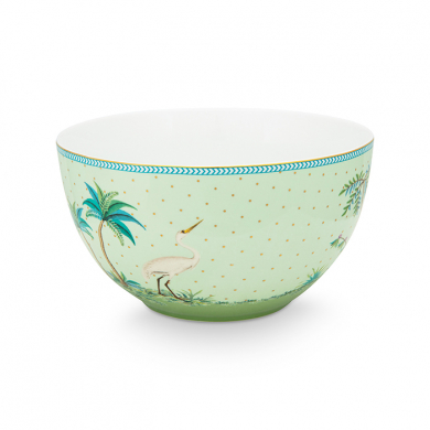 Pip Studio, Bowl, Jolie Gold Dots Green, Ø 18 cm, Art.-Nr. 51.003.183
