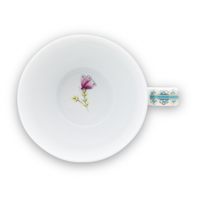 Pip Studio,Cup & Saucer, Blushing Birds White, 280 ml, Art.-Nr. 51.004.082