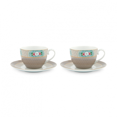 Pip Studio, Mugset, Blushing Birds Khaki , 280 ml, Art.-Nr. 51.004.091