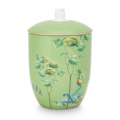 Pip Studio, Storage Jar, Jolie Heron Green, 1.5 ltr., Art.-Nr. 51.009.034