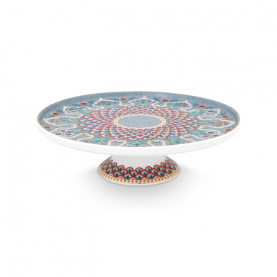 Pip Studio, Mini Tortenplatte, Flower Festival Scallop Deco, Hellblau, 21 cm, Art.-Nr. 51.010.027