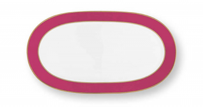 Pip Studio, Tortenplatte, Pip Chique Gold-Pink, 28x16x2cm, Art.-Nr. 51.018.151