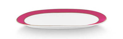 Pip Studio, Tortenplatte, Pip Chique Gold-Pink, 28x16x2cm, Art.-Nr. 51.018.151