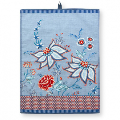 Pip Studio, Geschirrtuch, Flower Festival, Blau, 50x70 cm, Art.-Nr. 51.031.064