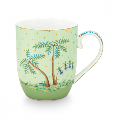 Pip Studio, Tassenset, Jolie Gold Dots Green, 145 ml, Art.-Nr. 51.002.299