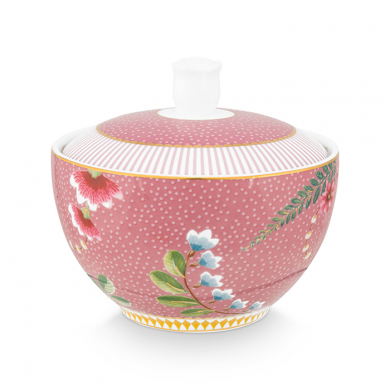 Pip Studio, Zuckerdose, La Majorelle Dark Pink, 300 ml, Art.-Nr. 51.008.039