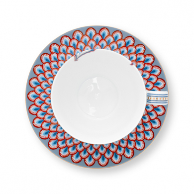 Pip Studio, Espresso Cups with Saucers Set, Flower Festival, Light Blue, 280 ml, Art.-Nr. 51.004.139