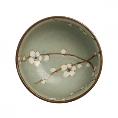 Edo Japan, Matcha Schale Hanagreen, Grün,13x7 cm, Art.-Nr. 6040826