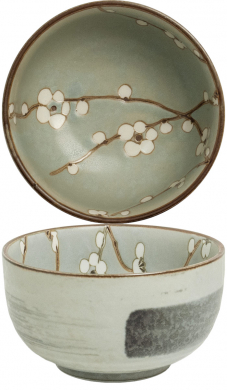 Edo Japan, Matcha Schale Hanagreen, Grün,13x7 cm, Art.-Nr. 6040826
