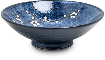 Edo Japan, Schale Hanablue, Blau, Ø 24,5x8 cm, Art.-Nr. 6040848