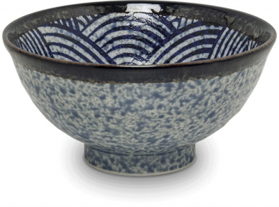 Edo Japan, Schale Wave, Blau, Ø 15,5x7,8 cm, Art.-Nr. 6041009