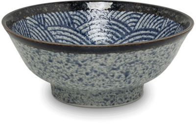 Edo Japan, Ramen Schale, Wave, Blau, Ø 22 cm, Art.-Nr. 6041013