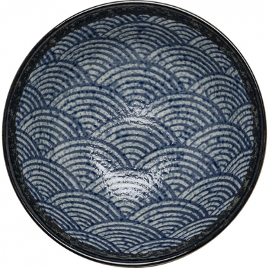 Edo Japan, Ramen Schale, Wave, Blau, Ø 22 cm, Art.-Nr. 6041013