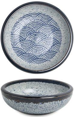 Edo Japan, Schale, Wave, Blau, Ø 23,5x7,5 cm, Art.-Nr. 6041018