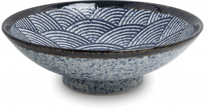 Edo Japan, Schale, Wave, Blau, Ø 24,5x8 cm, Art.-Nr. 6041020