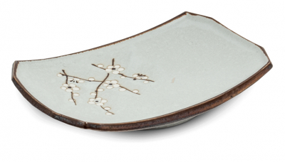EdoJapan, Hanagreen Sushi Teller, Blau, 22x15 cm, Art.-Nr. 6041022