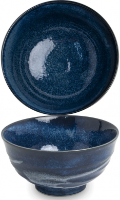 Edo Japan, Bowl Izayoi, Blue, Ø 17x8,7 cm, Item No. 6041035