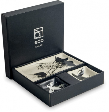 Edo Japan, Black and white Sushi Set, Art.-Nr. 6041065