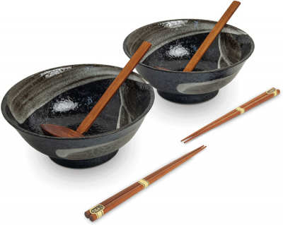 Edo Japan, Bowl Set Ansen, Blue, Ø 22x9 cm, Item No. 6050100