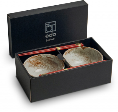 Edo Japan, Schalen Set Hikari, Braun, Ø 13x7 cm, Art.-Nr. 6053013