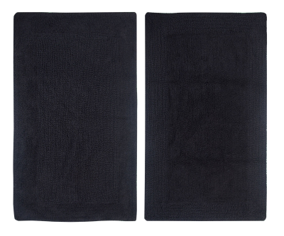 Casalanas  - Fontechiari, double-sided, solid bathmat, black,  different sizes
