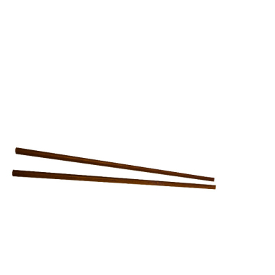 EDO Japan, Chopstick Set, Brown Wood, 25 cm, Item No. 6006467
