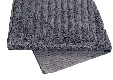 Casalanas - Levante, rutschhemmender Badteppich, Silber, verschiedene Größen