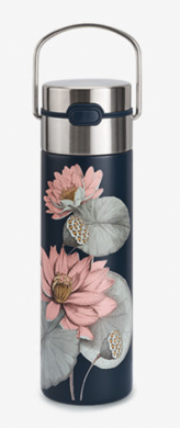 Eigenart, Leeza, Thermo Bottle, Padma, Blue, incl. strainer, Art. Nr.: BZ11010