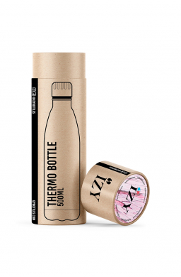 IZY Bottle, Orignal Collection, Thermo Bottle, Design Pink, 500 ml, incl. giftbox, item no. IZY4008