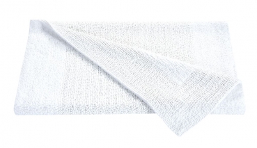 Casalanas - Fontechiari, double-sided, solid bathmat, white