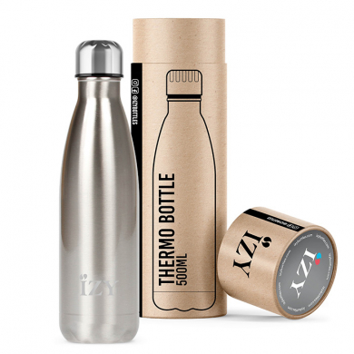 IZY Bottle, Orignal Collection, Thermoskanne, Chrome Silver, 500 ml, inkl. Geschenkbox, Art.-Nr. IZY1002