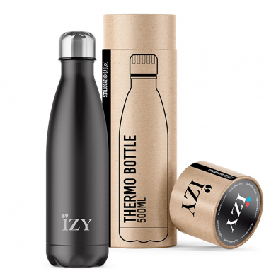 IZY Bottle, Orignal Collection, Thermoskanne, Matte Black, 500 ml, inkl. Geschenkbox, Art.-Nr. IZY2003