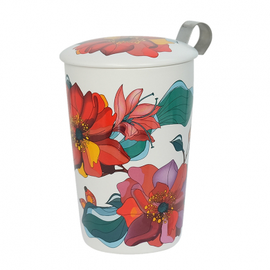Eigenart, Teebecher, Teaeve, Poppy, Rot, 350 ml, Art.Nr.: TV80055