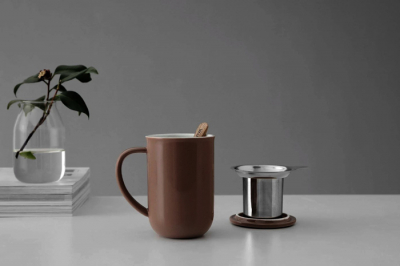 VIVA Minima Balance Teetasse, Edelstahlfilter, powder brown, 0,50L, Art.-Nr. V77562