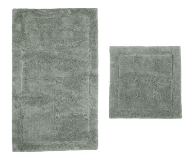 Casalanas - Santorin, double-sided, solid bathmat, silver-grey, different sizes