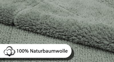 Casalanas - Santorin, double-sided, solid bathmat, silver-grey, different sizes