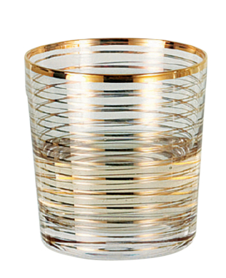 Hoff Interieur, Glassy Gold, Christmas glass set 6 pieces, Gold, item no. 1666