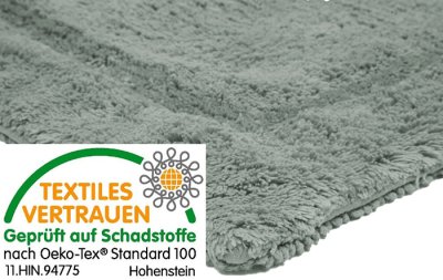 Casalanas - Santorin, double-sided, solid bathmat, silver-grey, different sizes