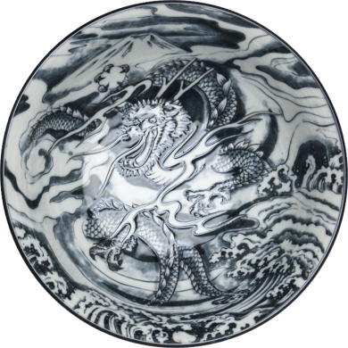 EDO Japan, Schale, Green Dragon, Ø 20,5 x 8 cm, Art.-Nr. 6041099