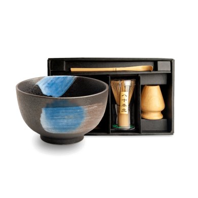 EDO Japan, Matchaset, Kurosuishou, Ø13x7 cm, 4Stk, Art.-Nr. 6042815