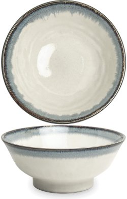 Edo Japan, Bowl Aurora, Blue, Ø 22x9 cm, Item No. 6041082