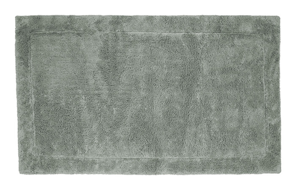 Casalanas - Santorin, double-sided, solid bathmat, silver-grey, different sizes