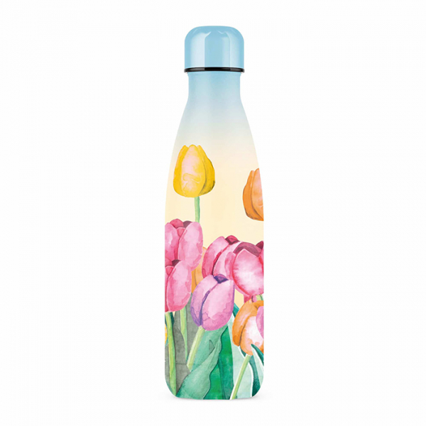 IZY Bottle, Art Collection, Thermoskanne, Holland - Field of Tulips, 500 ml, inkl. Geschenkbox, Art.-Nr. IZY13010