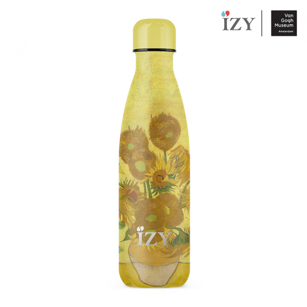 IZY Bottle, Art Collection, Thermoskanne, Van Gogh - Sunflowers, 500 ml, inkl. Geschenkbox, Art.-Nr. IZY6004