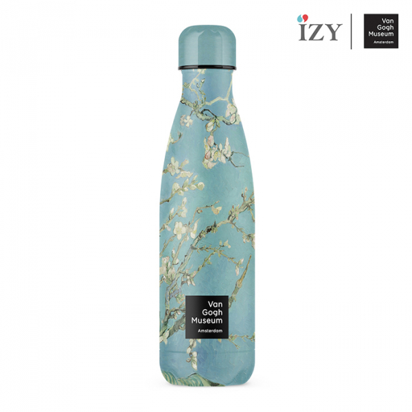 IZY Bottle, Art Collection, Thermo Bottle, Van Gogh - Almond Blossom, 500 ml, incl. giftbox, item no. IZY6001