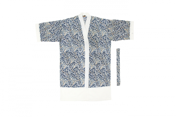 Casalanas Kimono Mantel, Aoiro, 107x62 cm, blau-weiß, 100% Baumwolle, Art.-Nr. 3153