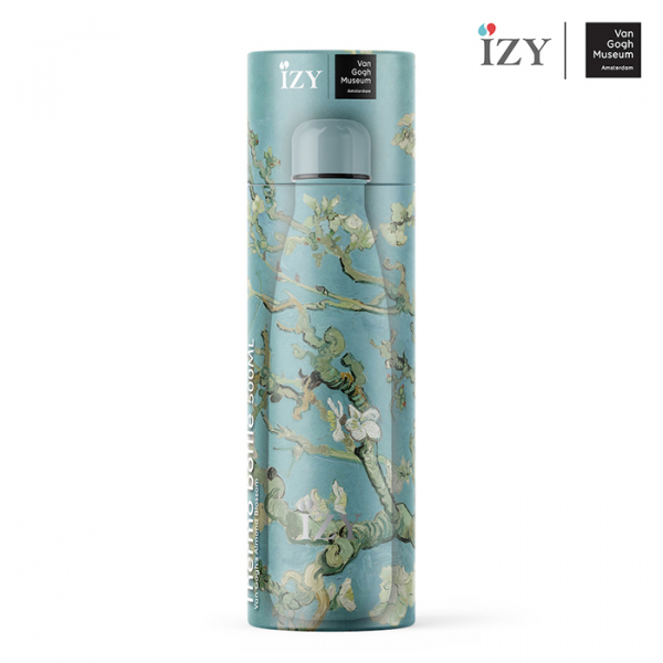 IZY Bottle, Art Collection, Thermo Bottle, Van Gogh - Almond Blossom, 500 ml, incl. giftbox, item no. IZY6001