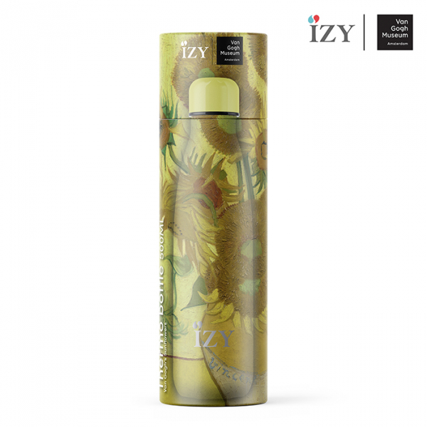 IZY Bottle, Art Collection, Thermoskanne, Van Gogh - Sunflowers, 500 ml, inkl. Geschenkbox, Art.-Nr. IZY6004