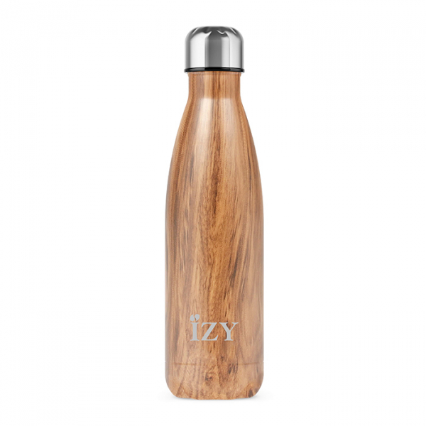 IZY Bottle, Orignal Collection, Thermo Bottle, Design Brown, 500 ml, incl. giftbox, item no. IZY4004