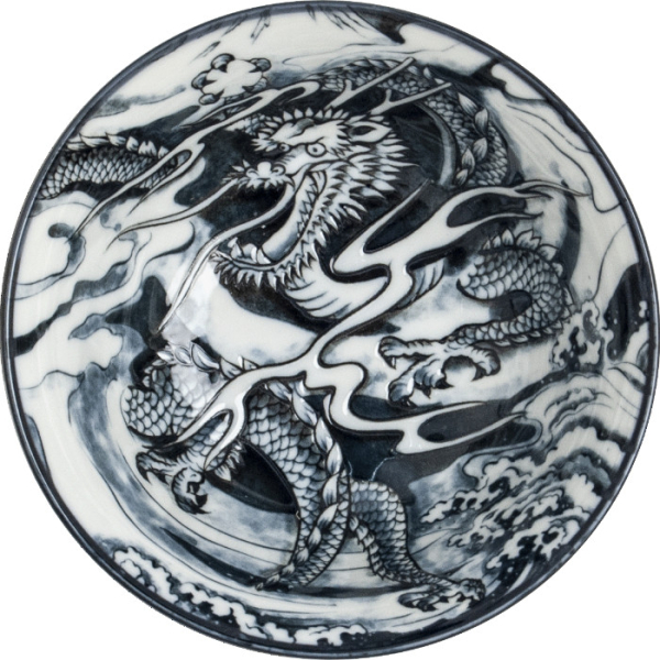 Edo Japan, Schale Green Dragon, Ø 15 cm | H6,5 cm, Art.-Nr. 6041097